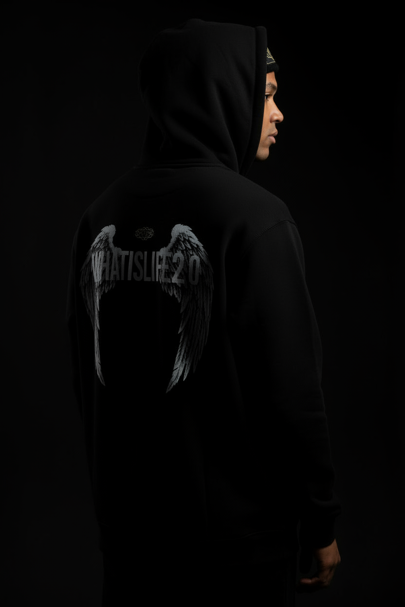 Black Hoodie - Back