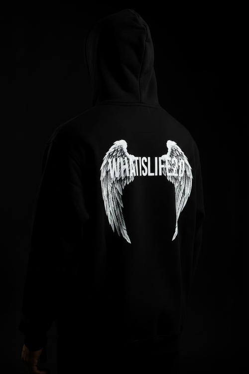 Black Hoodie - Ghost Back