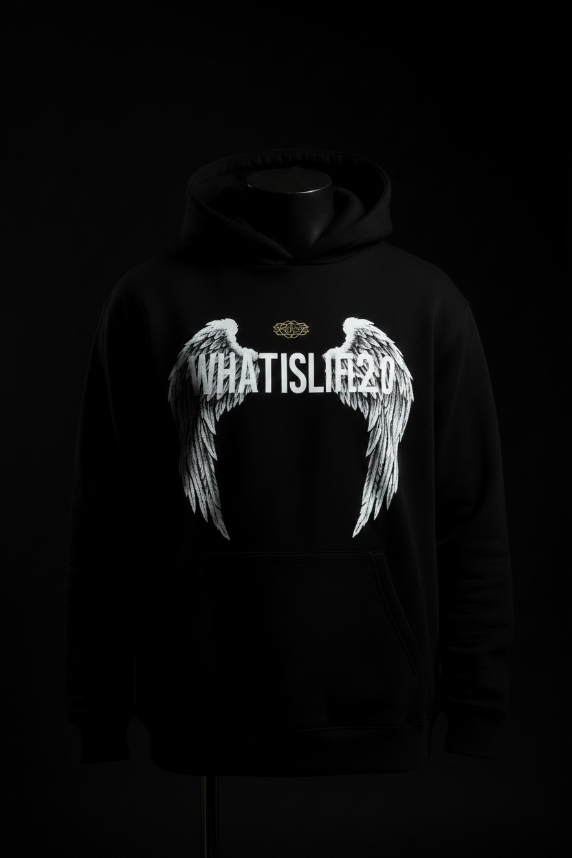 Black Hoodie - Ghost Front