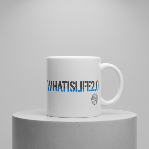 WHATISLIFE2.0 White Mug