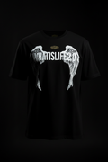 WHATISLIFE2.0 White Tee - Ghost Mannequin Front