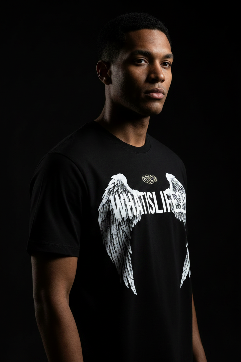 Studio - Black Heavyweight Puff Print
